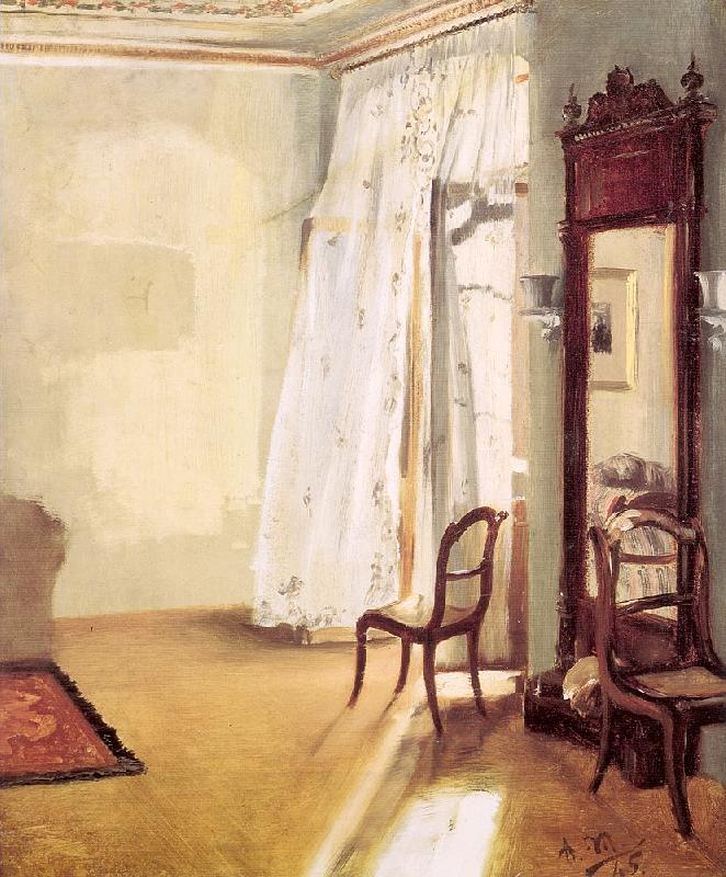 Adolph von Menzel The French Window China oil painting art